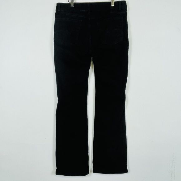 Wrangler Black Dark Wash Bootcut Logo Pockets Denim Jeans Juniors 11 x 32 - Picture 4 of 7